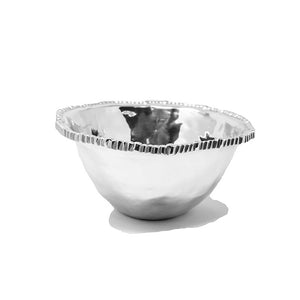 LG SOFT HAMMERED BEADED BOWL - Lily Fields Home