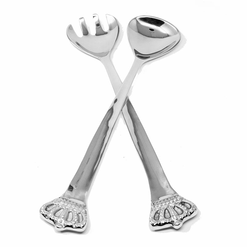 CROWN SALAD SERVERS - Lily Fields Home