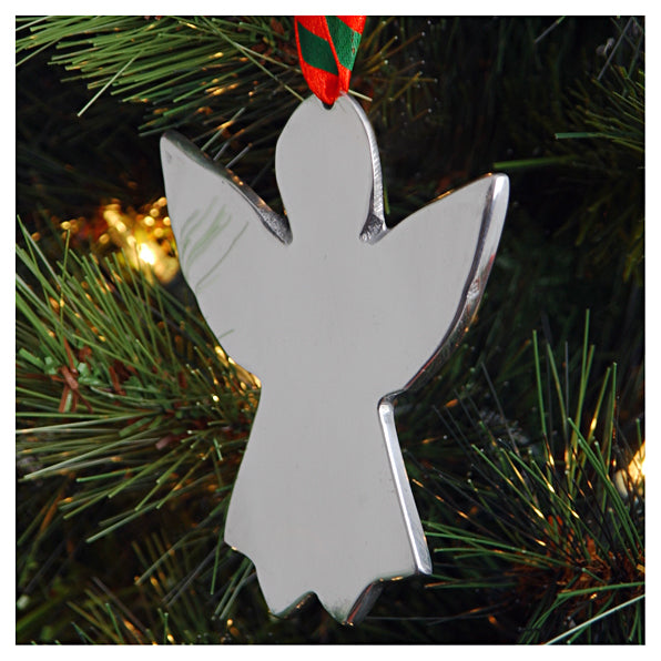 SMOOTH CHRISTMAS ANGEL ORNAMENT - Lily Fields Home