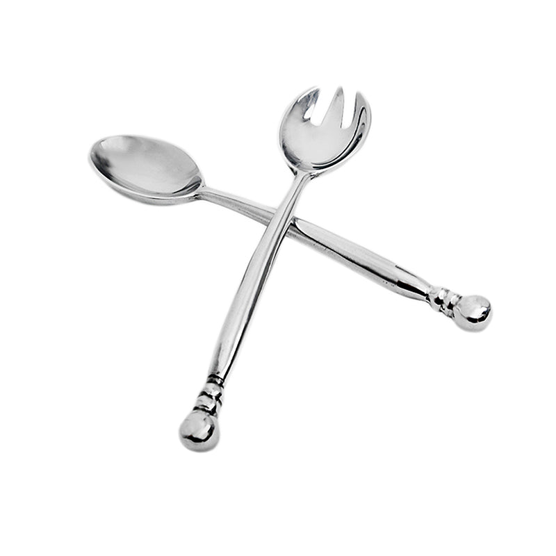 BEAD END SALAD SERVERS - Lily Fields Home