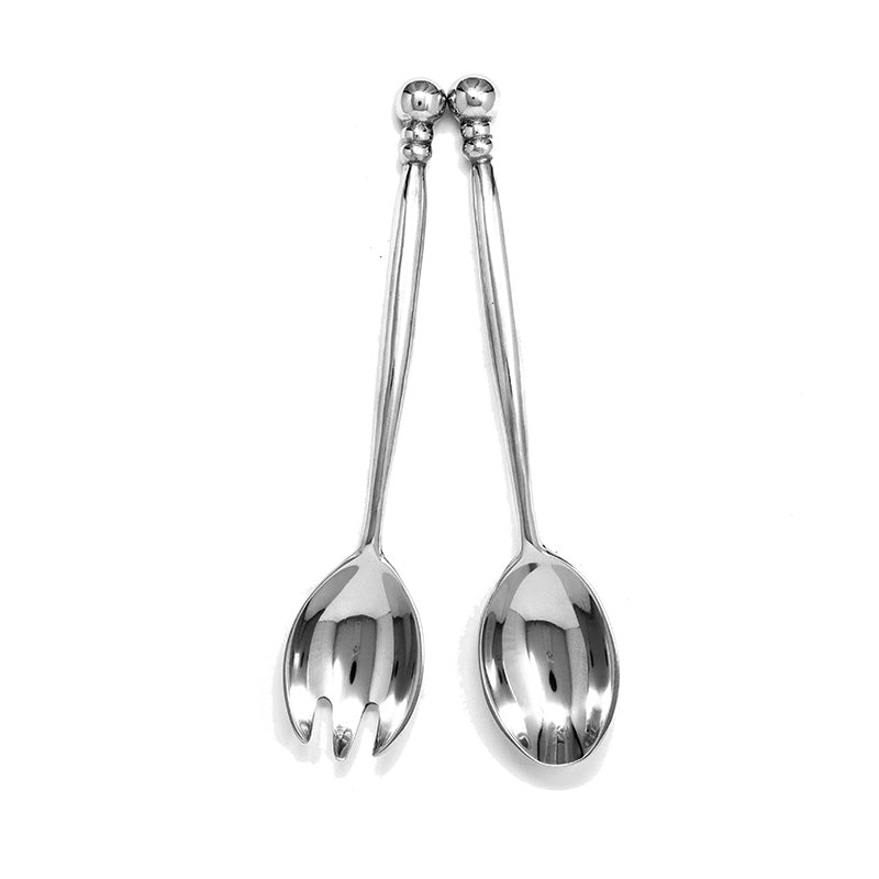BEAD END SALAD SERVERS - Lily Fields Home