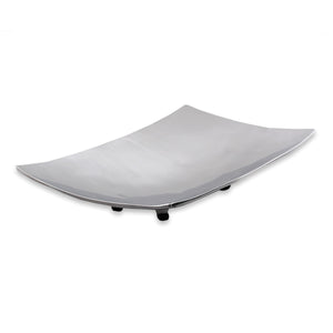 SM RECTANGLE CURVED TRAY W/ FEET - Lily Fields Home